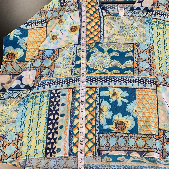 Chico’s Small Medium Boho Blouse - Picture 6 of 9